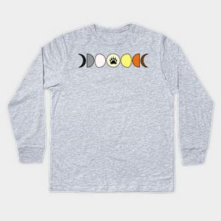 Pride Moons Bear Kids Long Sleeve T-Shirt